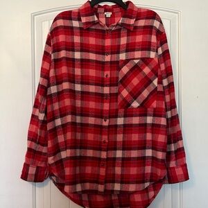Aerie red flannel